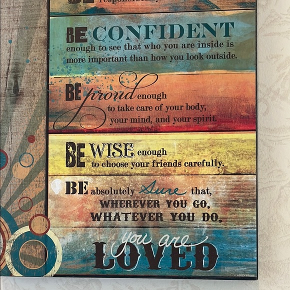 Teen Be-Attitudes Inspirational Wall Art - Picture 4 of 7